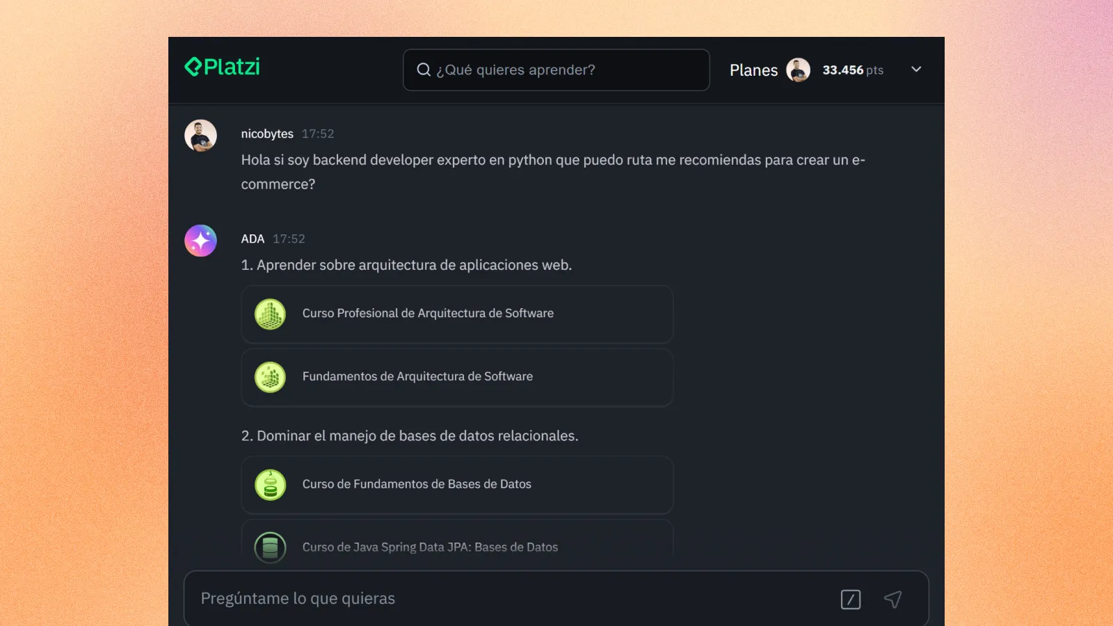 Platzi AI Chat