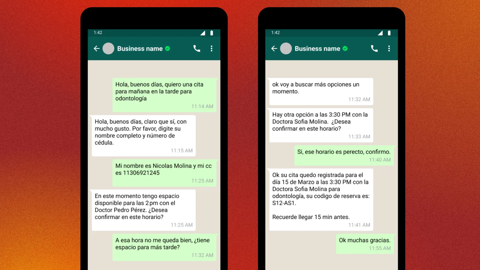 WhatsApp chatbot integration