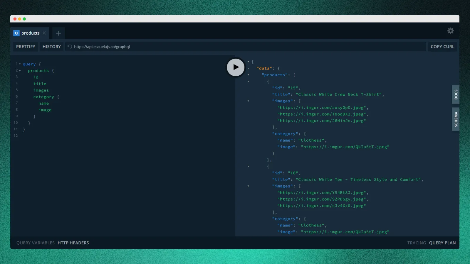 Fake API GraphQL
