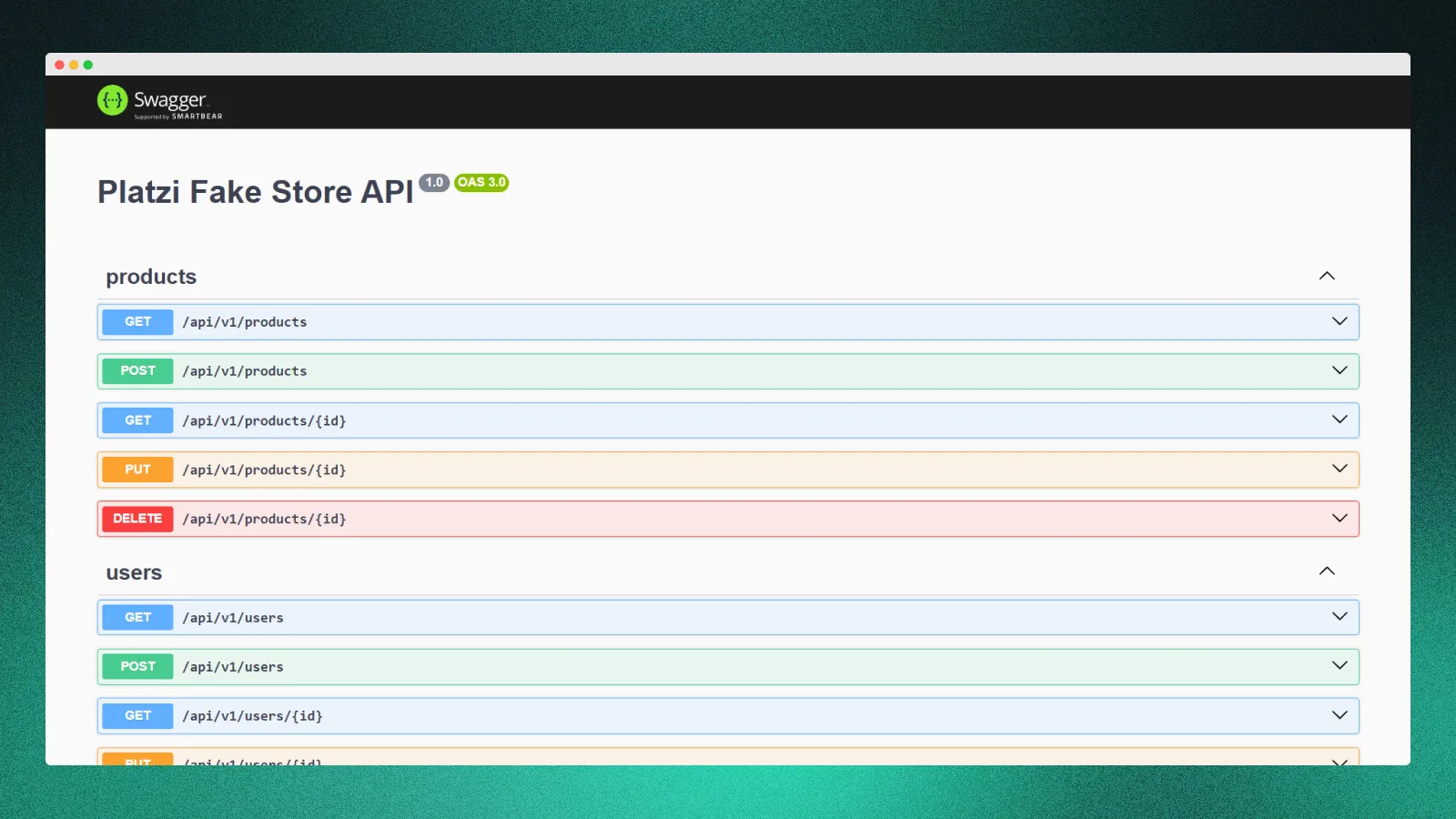 Fake API REST