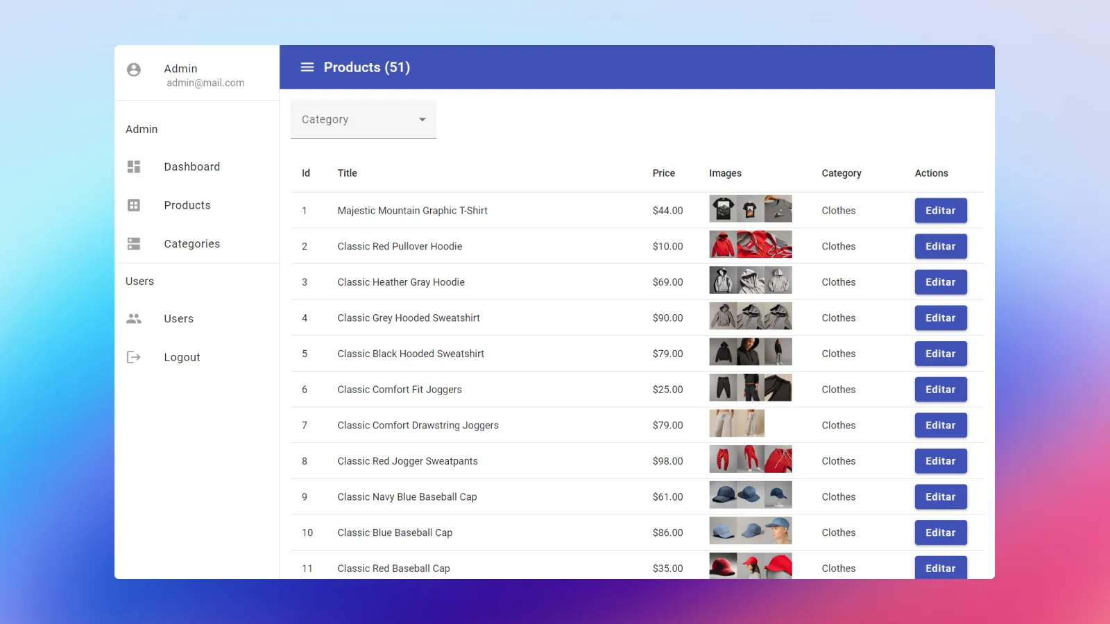 responsive desktop view
